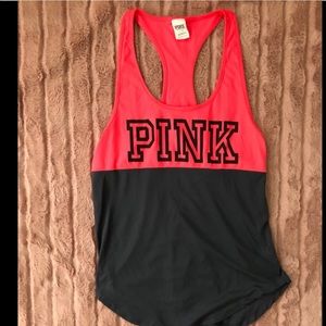 PINK Victoria’s Secret racer back track tank top